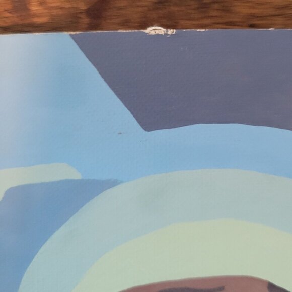 1970s Jesus Paint By Numbers Artwork On Board Religious Unframed 16 x 12 - Picture 5 of 6